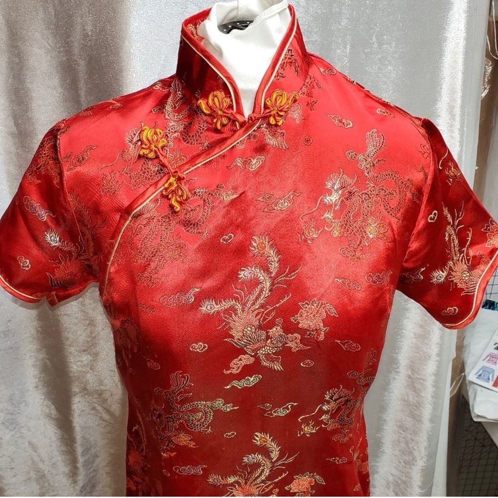 Red Custom Chinese Dress